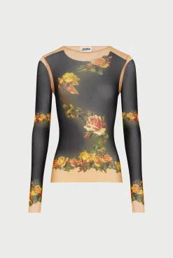 The Beige “Fleurs Petit Grand” Top