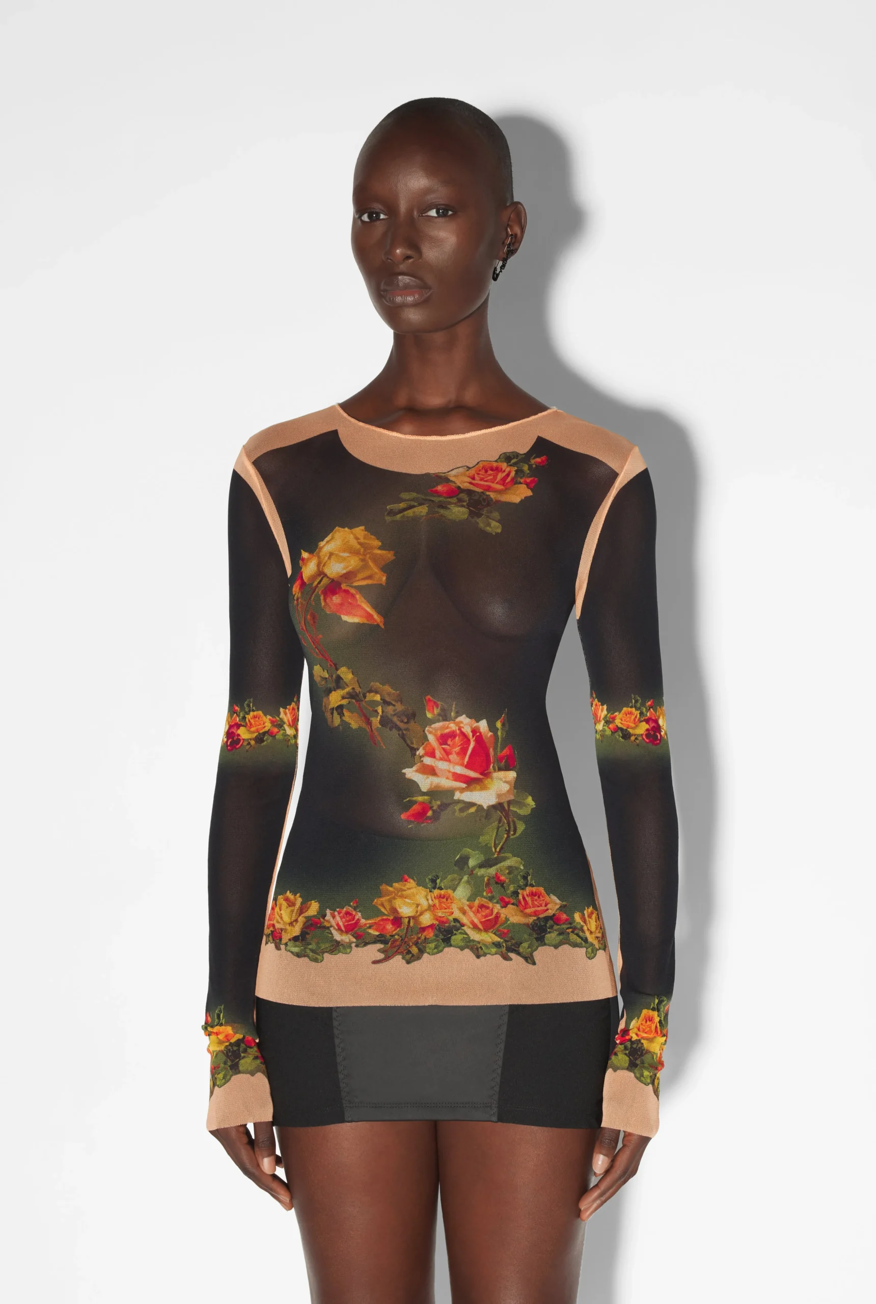 The Beige “Fleurs Petit Grand” Top