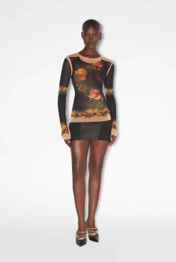 The Beige “Fleurs Petit Grand” Top