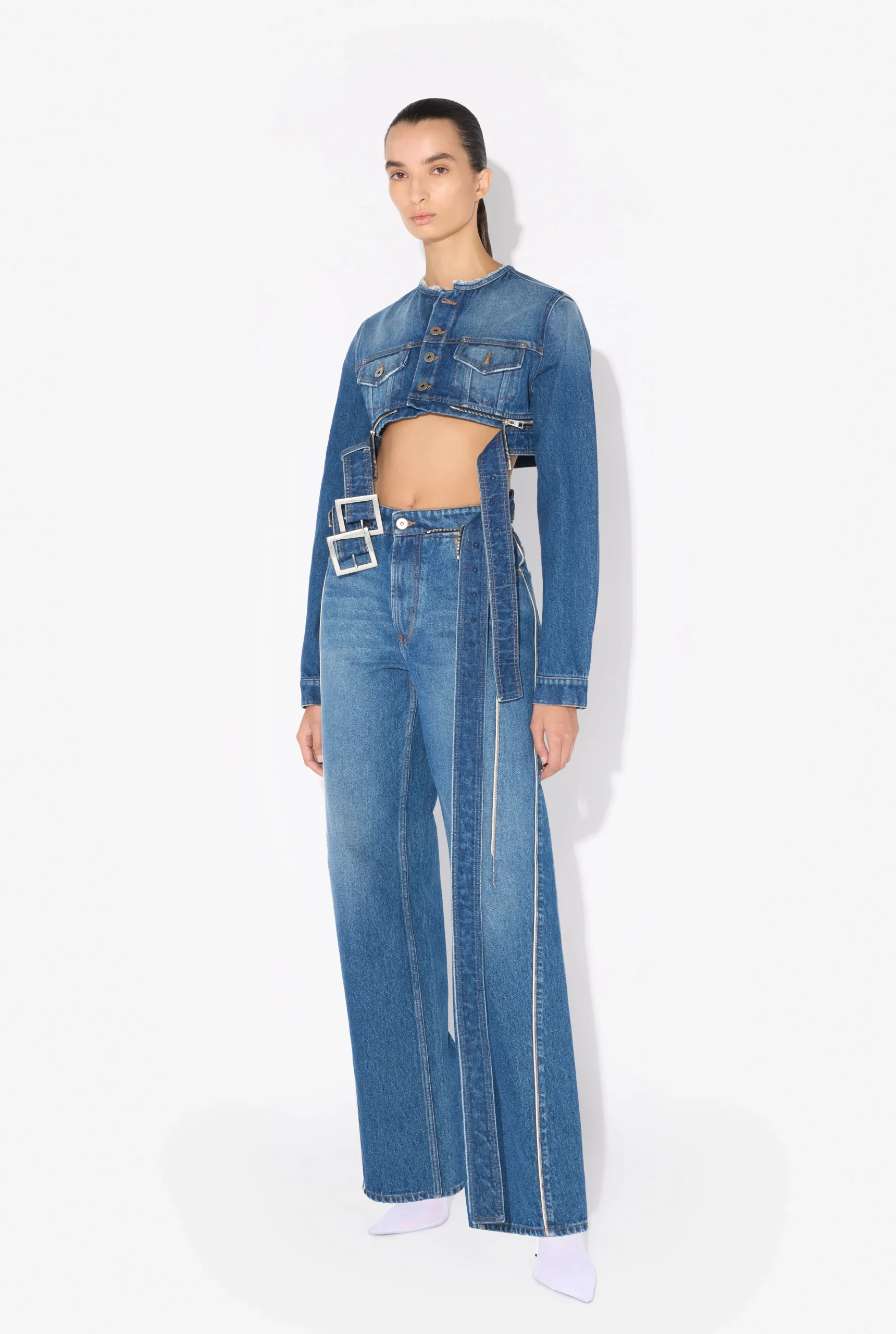 The Belted Denim Jacket
