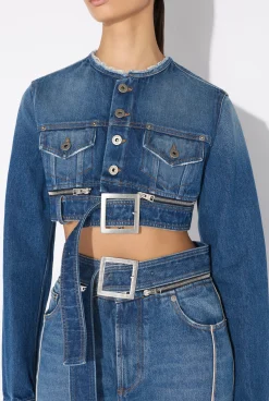 The Belted Denim Jacket