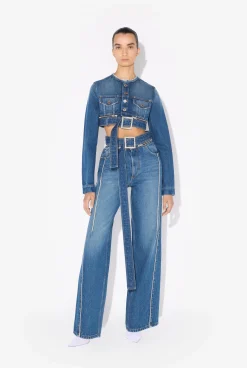 The Belted Denim Jeans