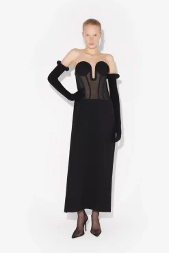 The Bi-Material Corset Dress