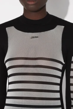 The Bi-Material Marinière Sweater
