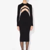 The Black Dress with Chevrons