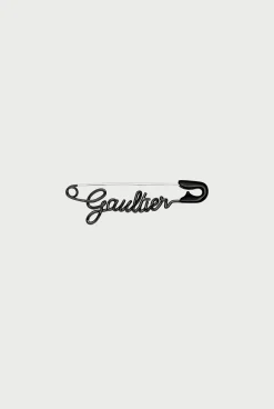 The Black Gaultier Safety Pin Earring