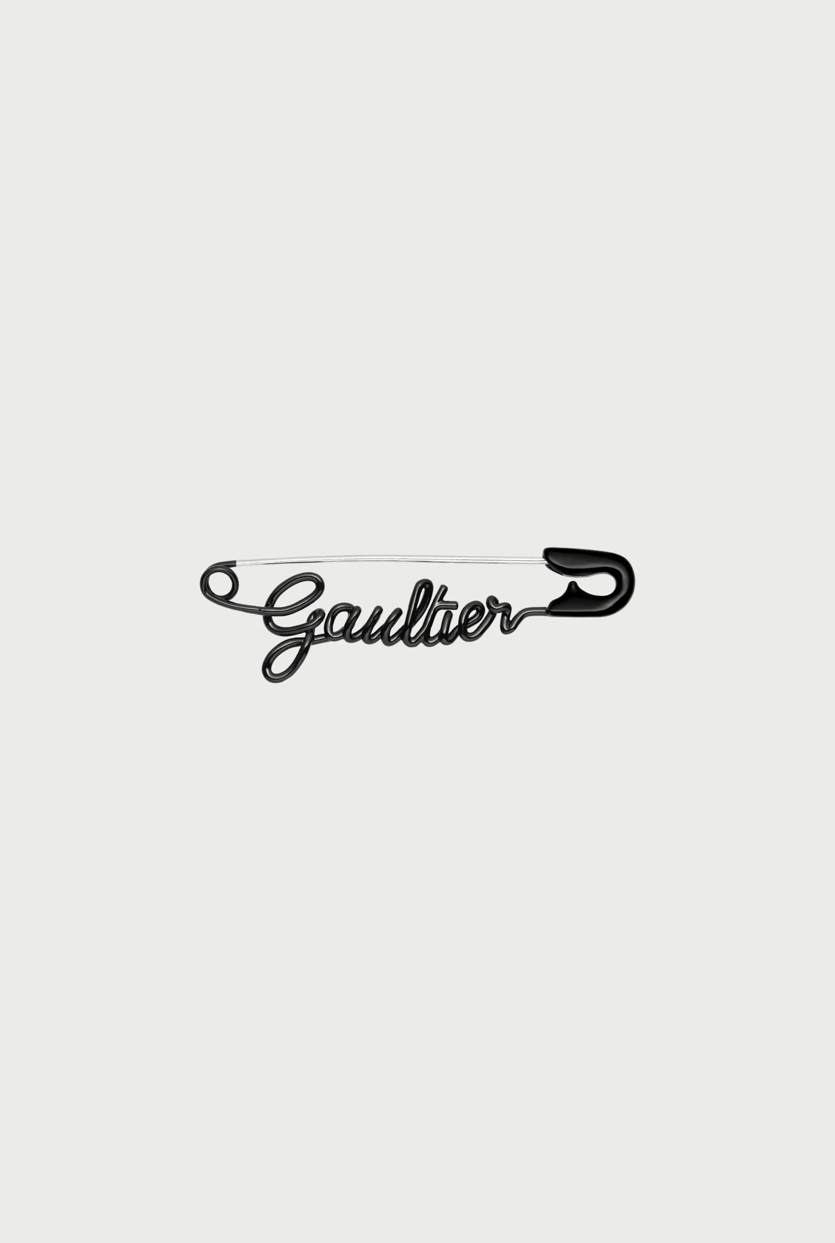 The Black Gaultier Safety Pin Earring