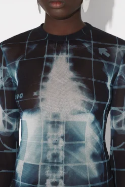The Black Squeletor Top