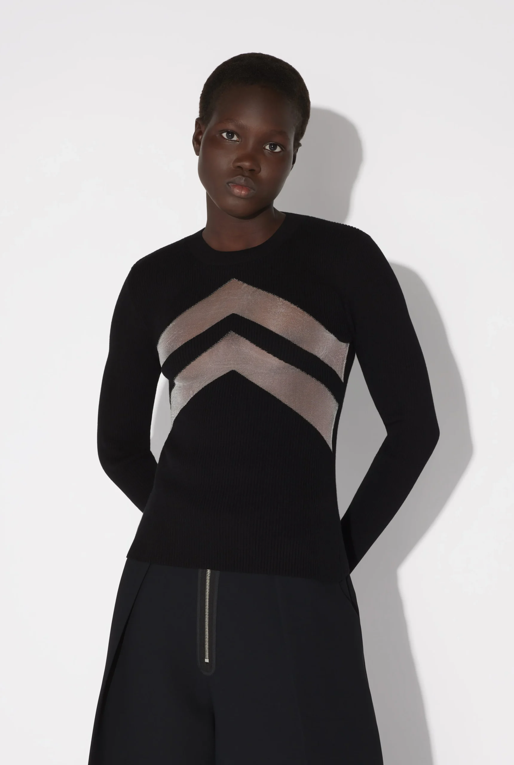 The Black Top with Chevrons