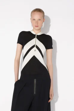 The Black T-Shirt with Chevrons