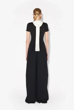 The Black T-Shirt with Chevrons
