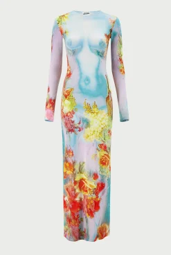 The Blue Body Flower Dress