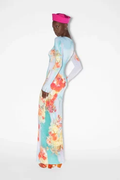 The Blue Body Flower Dress