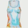 The Blue Body Flower Tank Top
