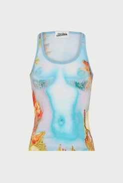 The Blue Body Flower Tank Top