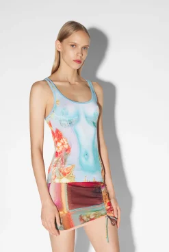 The Blue Body Flower Tank Top