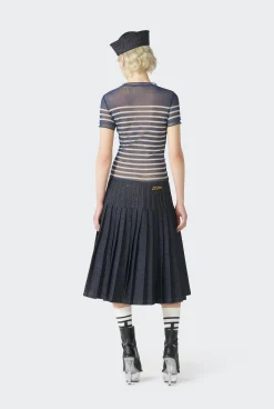 The Blue “Crackling” Sailor Top