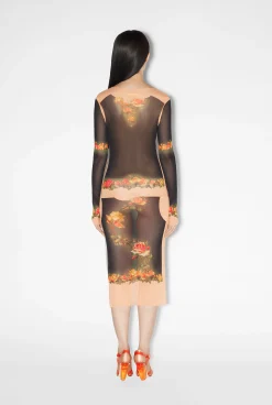 The Ecru “Fleurs Petit Grand” Dress