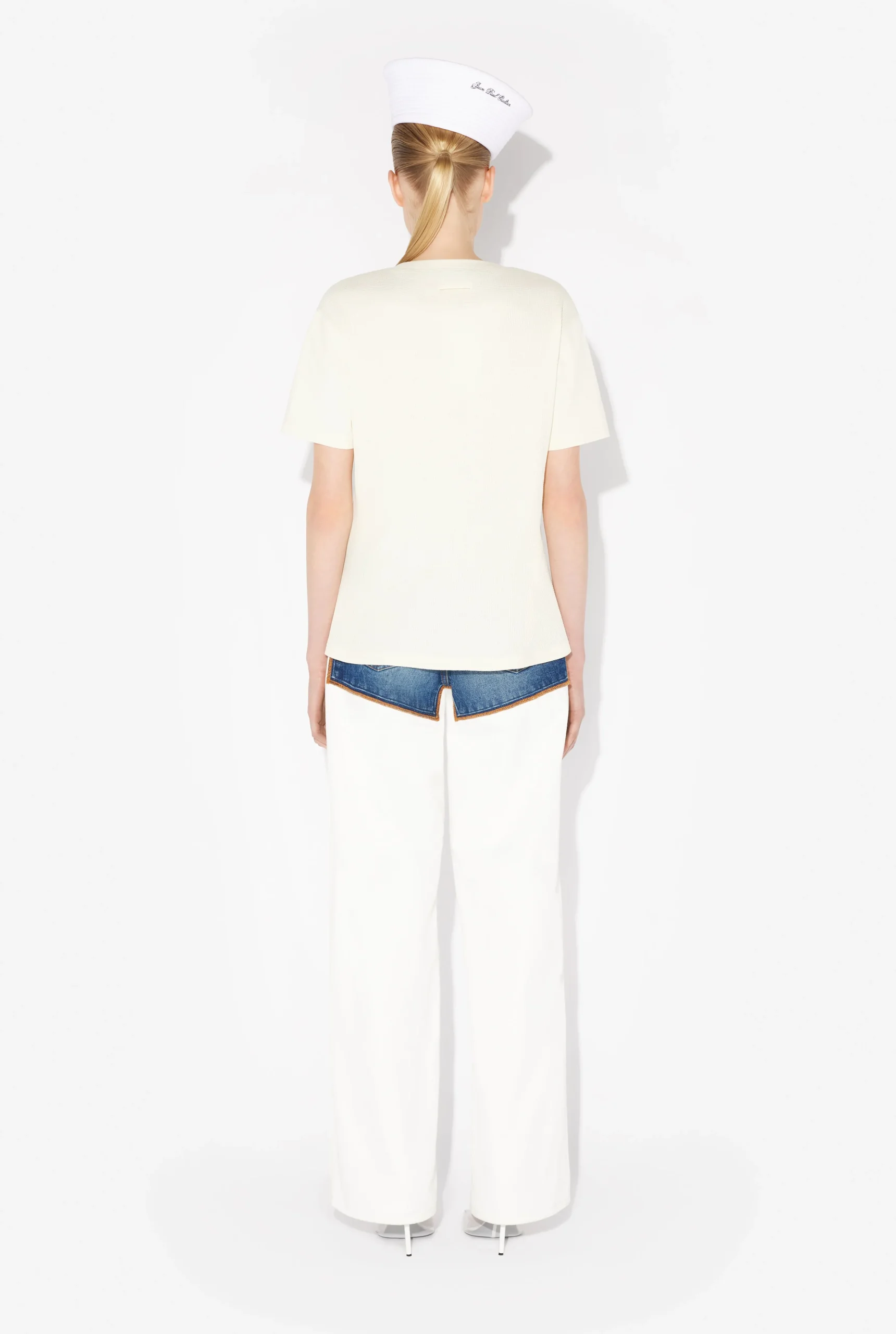 The Ecru Oversized JPG T-Shirt