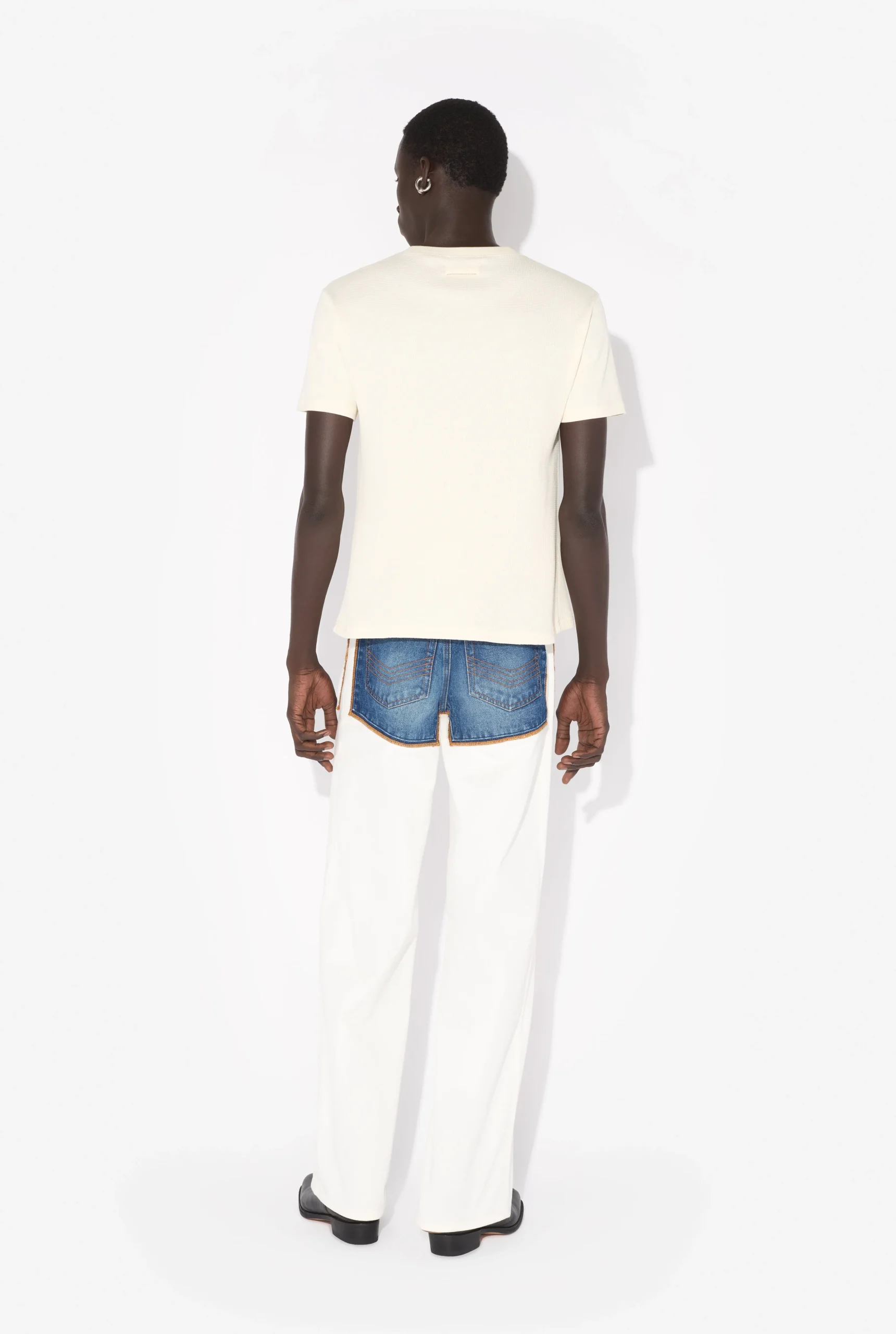 The Ecru Oversized JPG T-Shirt