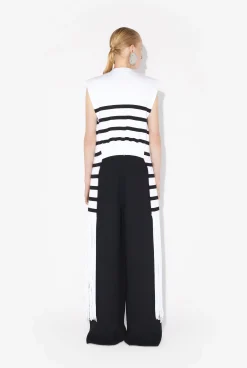 The Fringed Marinière Top