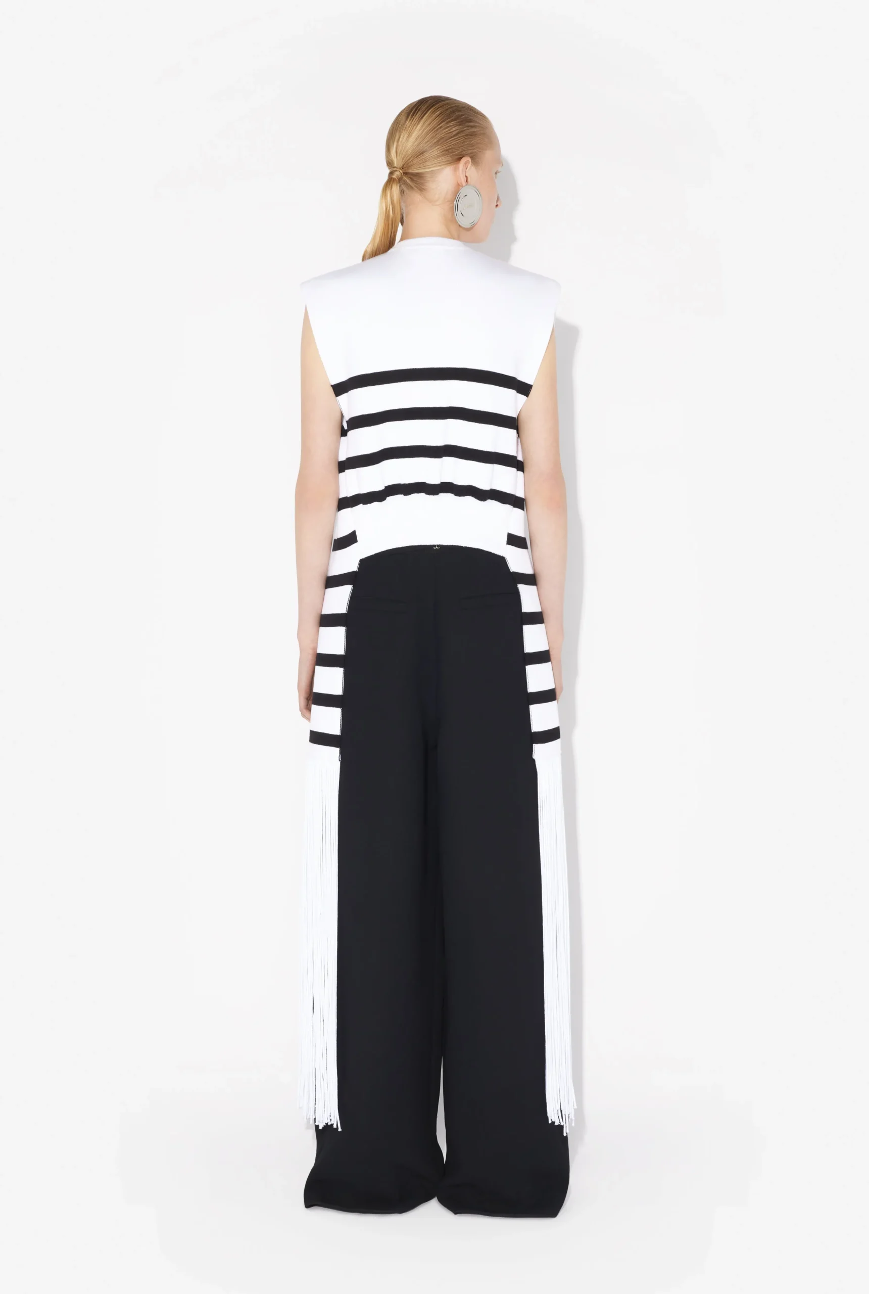 The Fringed Marinière Top