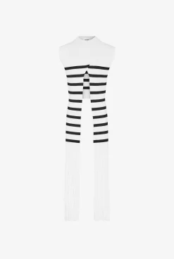The Fringed Marinière Top