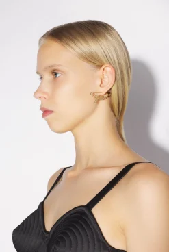 The Gold-Tone Gaultier Safety Pin Earring
