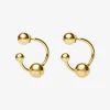 The Gold-Tone Piercing Earrings