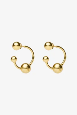 The Gold-Tone Piercing Earrings