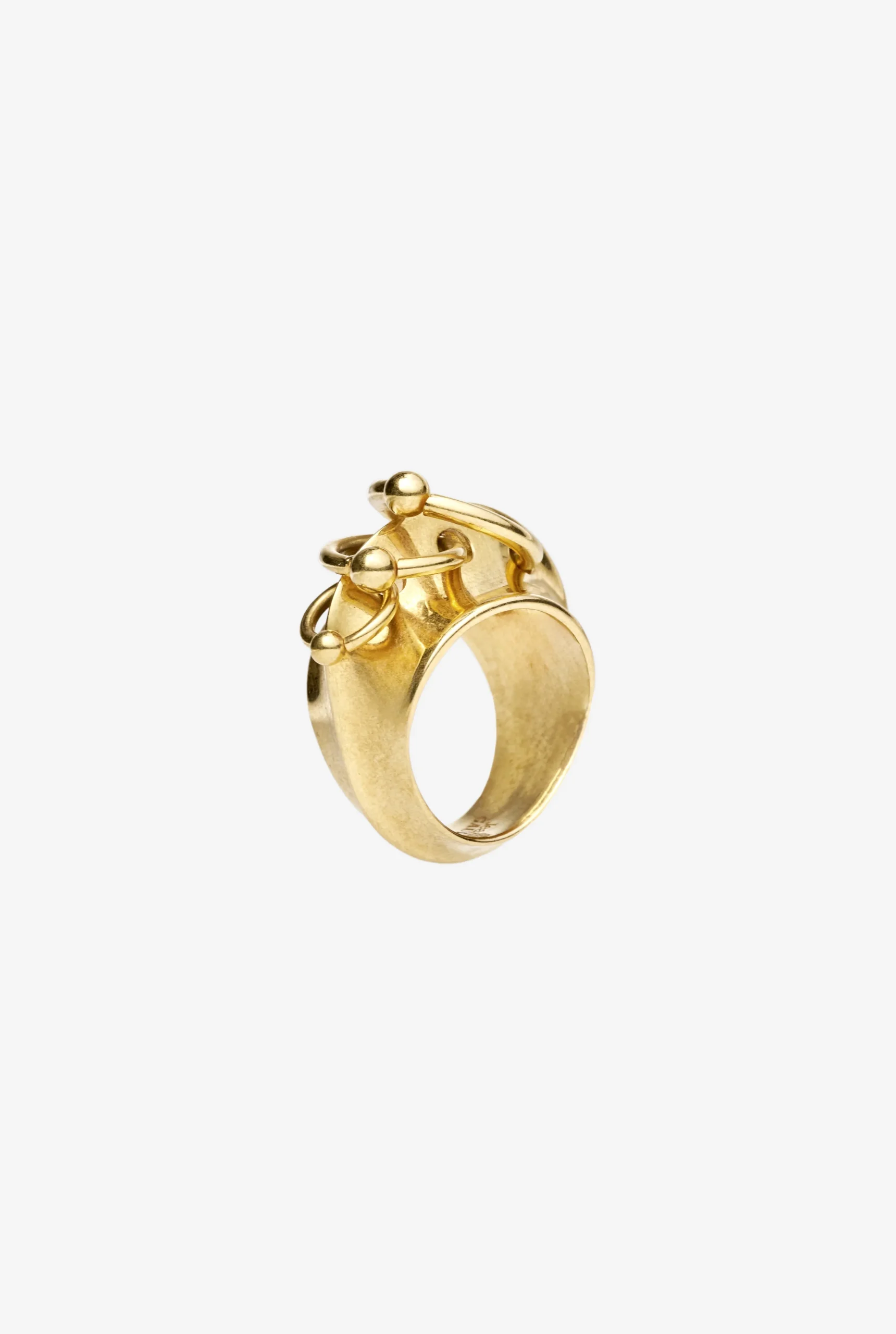 The Gold-Tone Piercing Ring