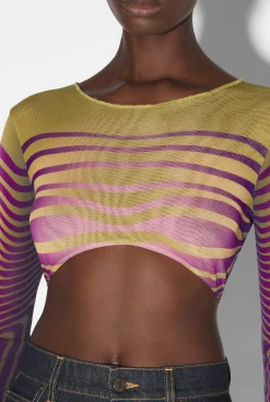 The Green Body Morphing Crop Top