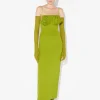 The Green Conical Bra Cup Dress