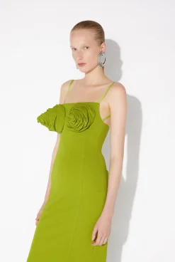 The Green Conical Bra Cup Dress