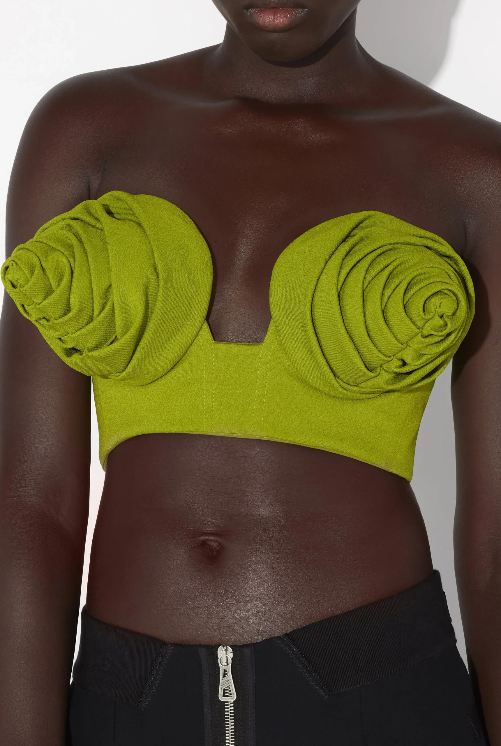 The Green Conical Cup Bra
