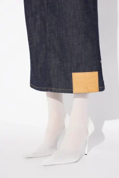 The Inverted Denim Skirt