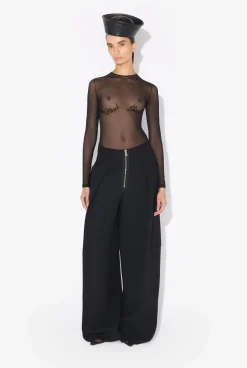The Jean Paul Gaultier Flocked Top