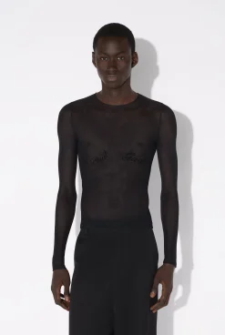 The Jean Paul Gaultier Flocked Top