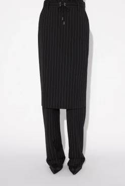 The Lace-Up Suit Pant Skirt