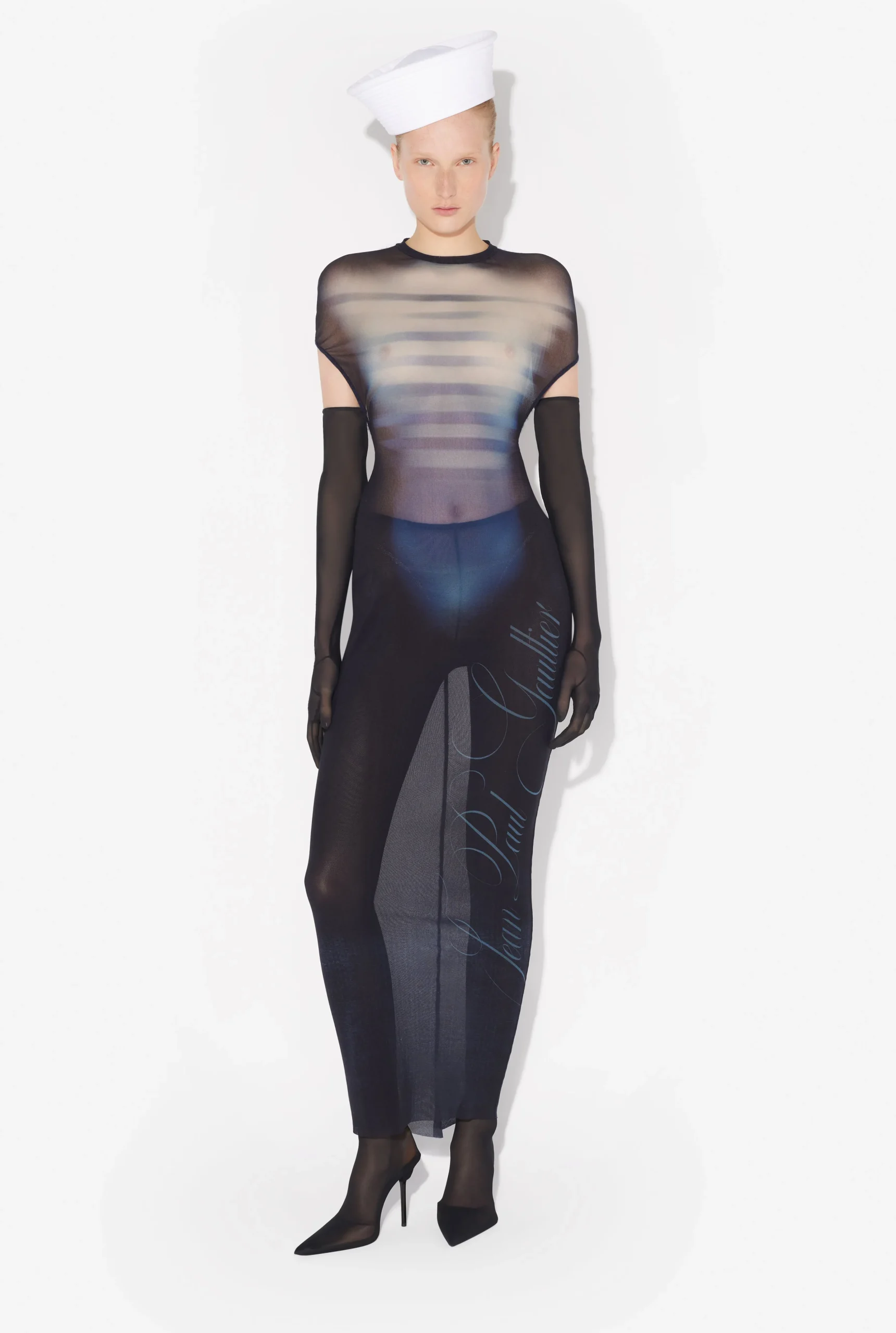 The “Le Male” Open-Backed Dress