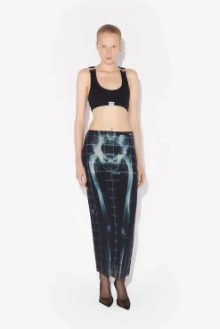 The Long Black Squeletor Skirt
