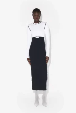 The Long Color-Block Dress