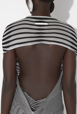 The Long Draped Body Morphing Dress