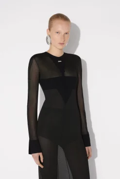 The Long Logo Knit Dress