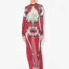 The Long Red Squeletor Dress