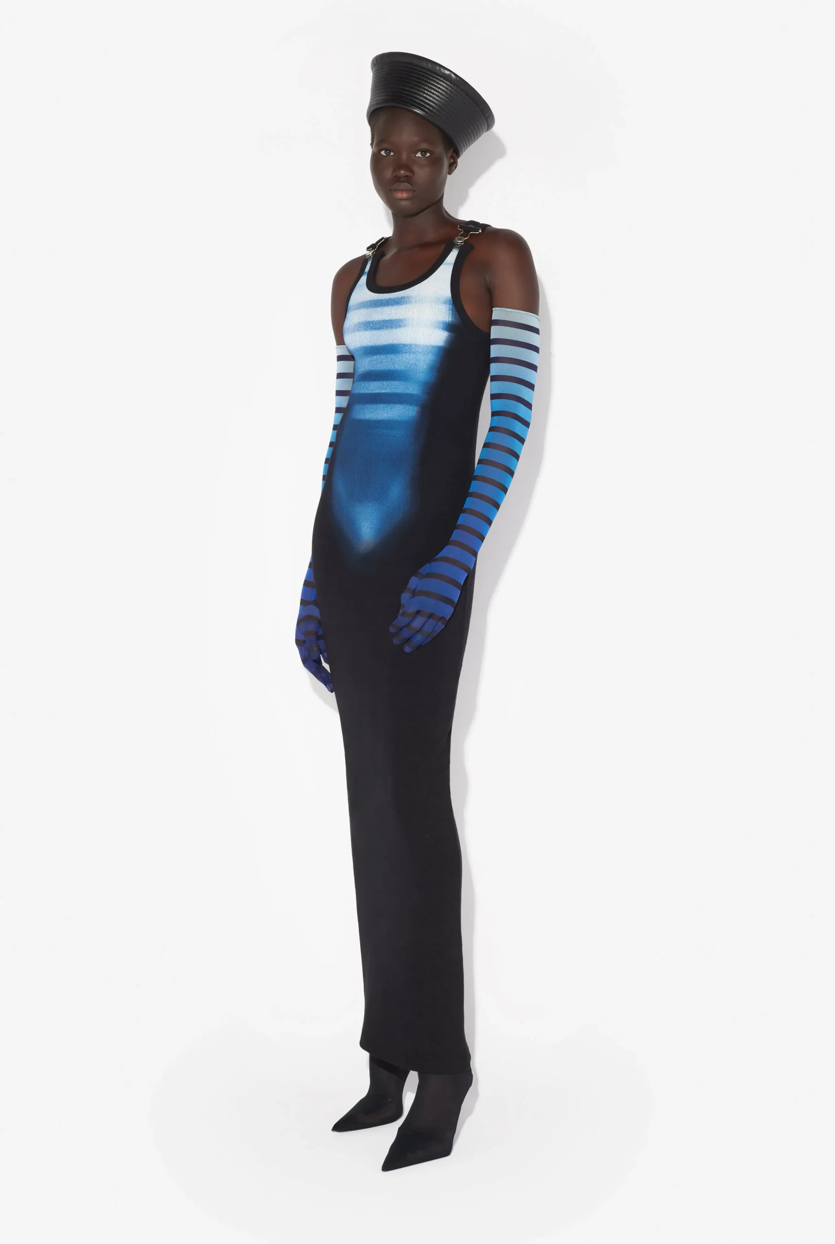 The Long Strapped “Le Male” Dress