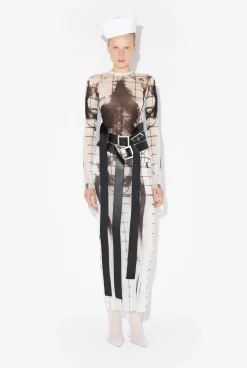 The Long White Squeletor Dress