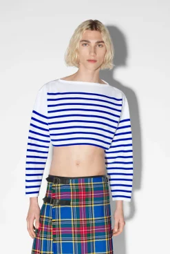The Marinière Crop Top