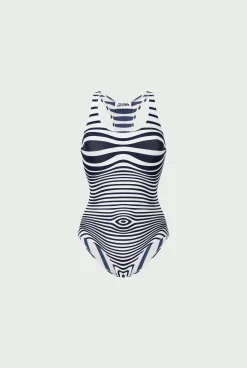 The Navy Blue Body Morphing Swimsuit