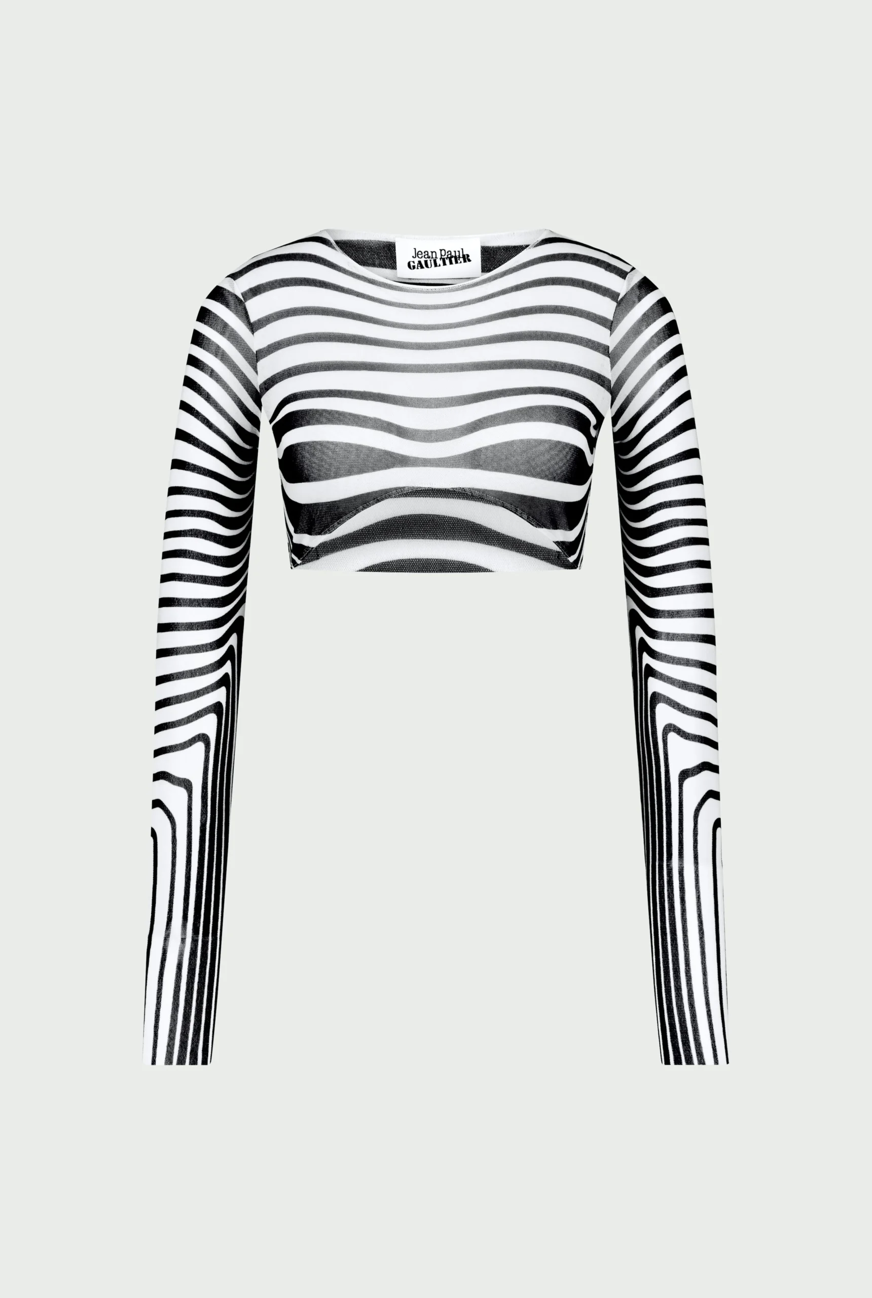 The Navy Blue Body Morphing Crop Top